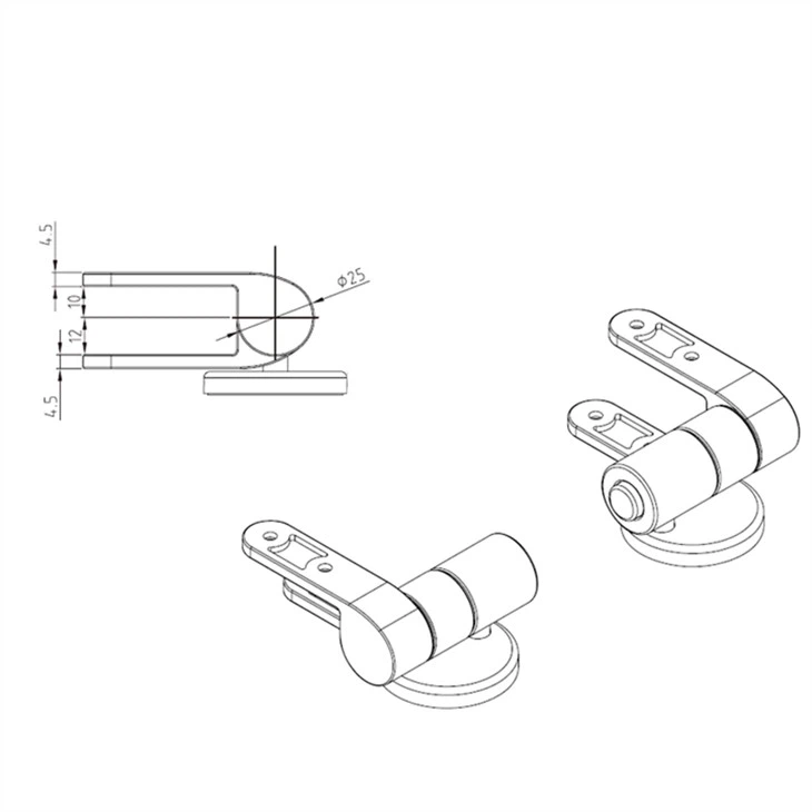 heavy duty toilet seat with metal hinges