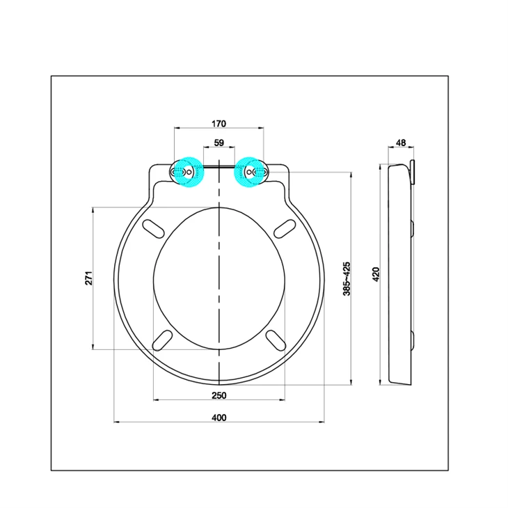 round toilet seat