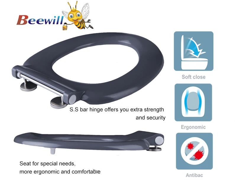 toilet seat with metal hinges toilet seat with metal hinges